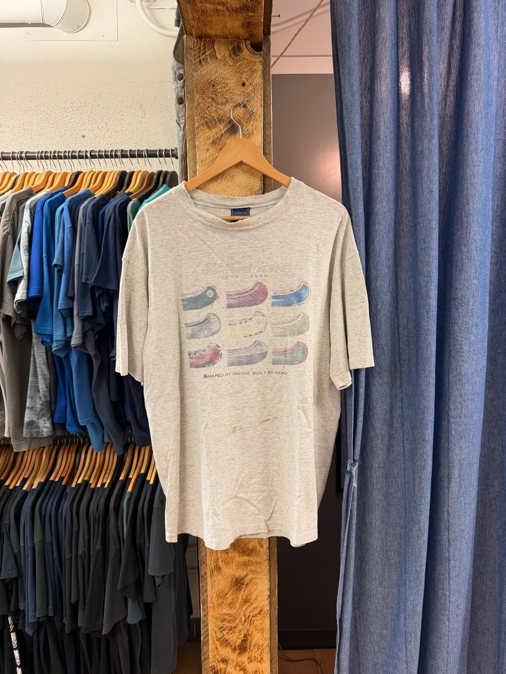 Vintage old town canoe graphic t-shirt